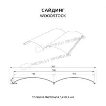 Сайдинг МЕТАЛЛ ПРОФИЛЬ Woodstock-28х330 ECOSTEEL Гарантия 20 лет. Изображение № 6 